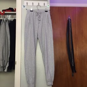 og light gray brandy melville sweatpants